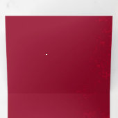 Gouden Vioolsleutel met Rozenbloemen Drieluik Kaart (Binnenzijde eerst)