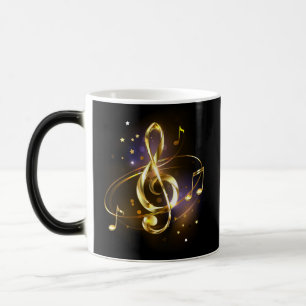 Gouden Vioolsleutel Muziek Magische Mok
