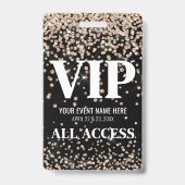 Gouden VIP-Event Badge (Achterkant)