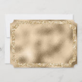 Gouden VIP TICKET Speciale Gebeurtenis Kaart (Achterkant)