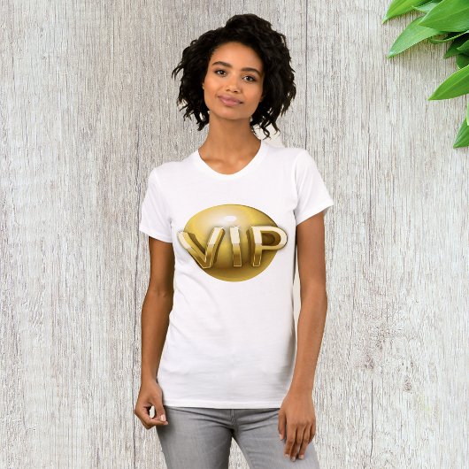 Gouden VIP Vrouwen T-Shirt