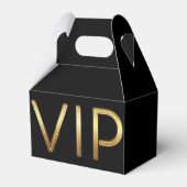 Gouden VIP zwart (elke kleur) Verjaardagsfeestje F Bedankdoosjes (Voorkant Zijde)