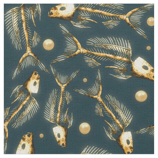 Gouden vis botten stof (Close Up)