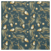 Gouden vis botten stof (Swatch)