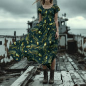 Gouden vis botten stof