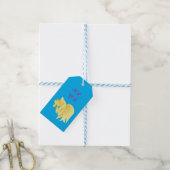 Gouden Vis Cadeaubijsluiter Cadeaulabel (Met Touw)