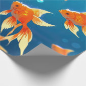 Gouden Vis Cadeaupapier (Hoek)