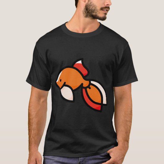 Gouden Vis Gelukkig T-shirt (Voorkant)