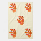 Gouden vis keukenhanddoek (Verticaal)