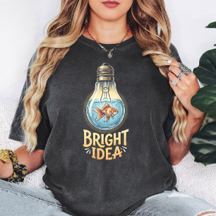 Gouden Vis Lampontwerp Helder Idee T-shirt