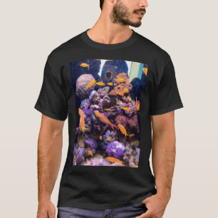 Gouden Vis Metaal Design T-shirt