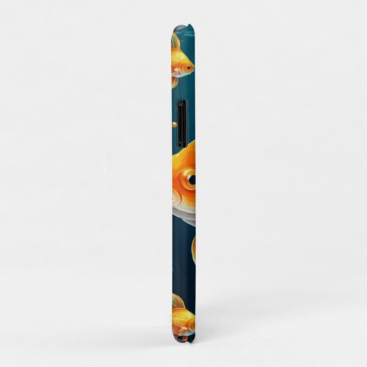 Gouden vis onder water Case-Mate iPhone case (Achterkant/rechts)