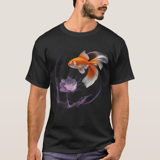 Gouden vis t-shirt (Voorkant)