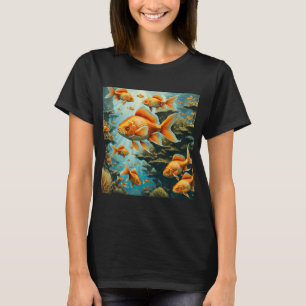 Gouden vis t-shirt