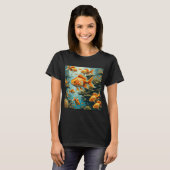 Gouden vis t-shirt (Voorkant volledig)