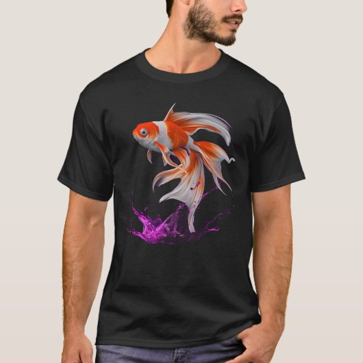 Gouden vis t-shirt (Voorkant)
