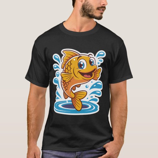 Gouden Vis T-shirt (Voorkant)