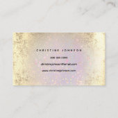 gouden visitekaartje (Achterkant)