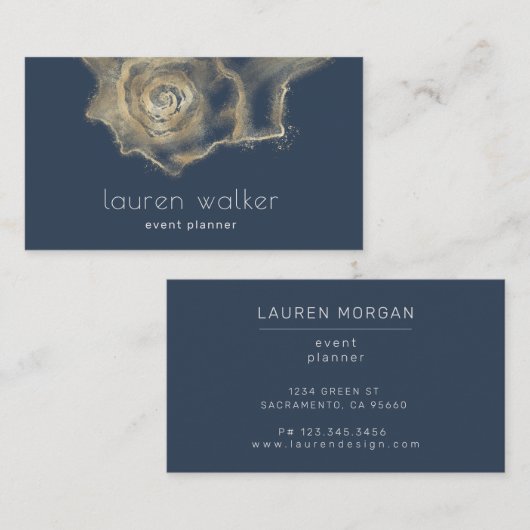 gouden Visitekaartje (Voorkant / Achterkant)