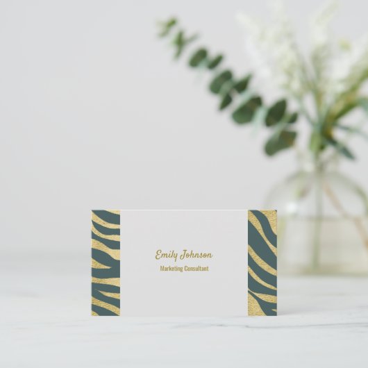 Gouden Visitekaartje voor geavanceerde stijloploss (Staand voorkant)