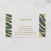 Gouden Visitekaartje voor geavanceerde stijloploss (Achterkant)