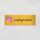 gouden visitekaartje voor sociale media (Voorkant)