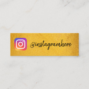 gouden visitekaartje voor sociale media