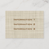  gouden Visitekaartjes (Achterkant)