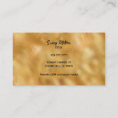  gouden Visitekaartjes (Achterkant)