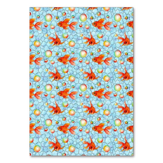 gouden vissen en zeepbels kaart (Voorkant)