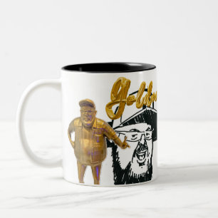 Gouden Vito-mok Tweekleurige Koffiemok