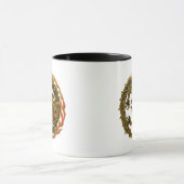 Gouden Vlam Draak Embleem Mok (Midden)