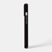 Gouden vlam paard met aangepaste naam iPhone 15 case (Linkerkant)