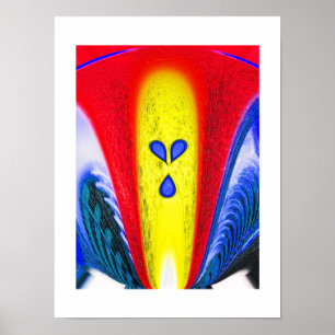 Gouden vlam poster