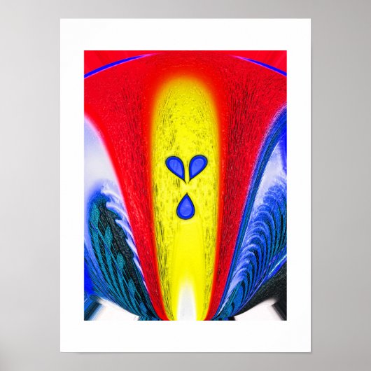 Gouden vlam poster (Voorkant)