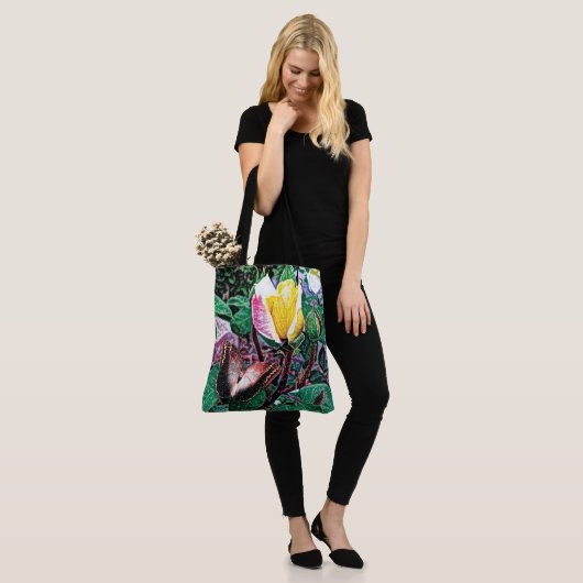 Gouden Vlam Tote Bag (Op model)