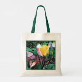Gouden Vlam Tote Tas (Achterkant)