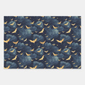 Gouden vleermuizen inpakpapier vel (Voorkant 2)