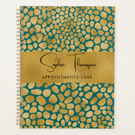 Gouden vlekken goud nieuwjaar planner