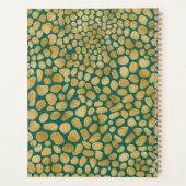 Gouden vlekken goud nieuwjaar planner (Achterkant)