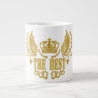 Gouden Vleugels Kroon De Beste Grote Koffiekop