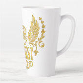 Gouden Vleugels Kroon De Beste Latte Mok (Rechts)