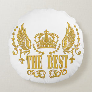 Gouden Vleugels Kroon De Beste Rond Kussen