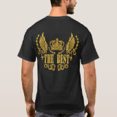 Gouden Vleugels Kroon De Beste T-shirt (Achterkant)