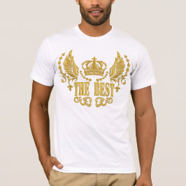 Gouden Vleugels Kroon De Beste T-shirt