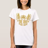 Gouden Vleugels Kroon De Beste T-shirt (Voorkant)