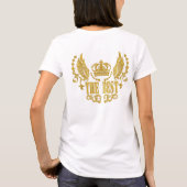 Gouden Vleugels Kroon De Beste T-shirt (Achterkant)