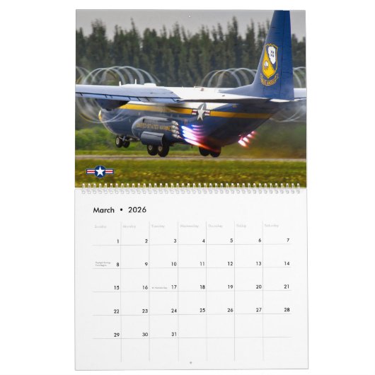 GOUDEN VLEUGELS - US Naval Aviation Kalender (Mar 2026)