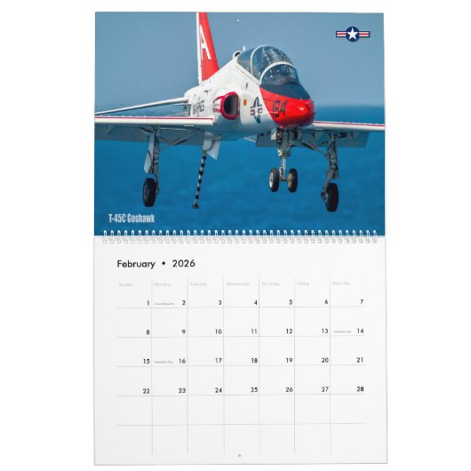 GOUDEN VLEUGELS - US Naval Aviation Kalender (Feb 2026)