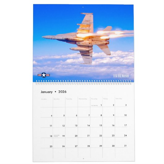 GOUDEN VLEUGELS - US Naval Aviation Kalender (Jan 2026)